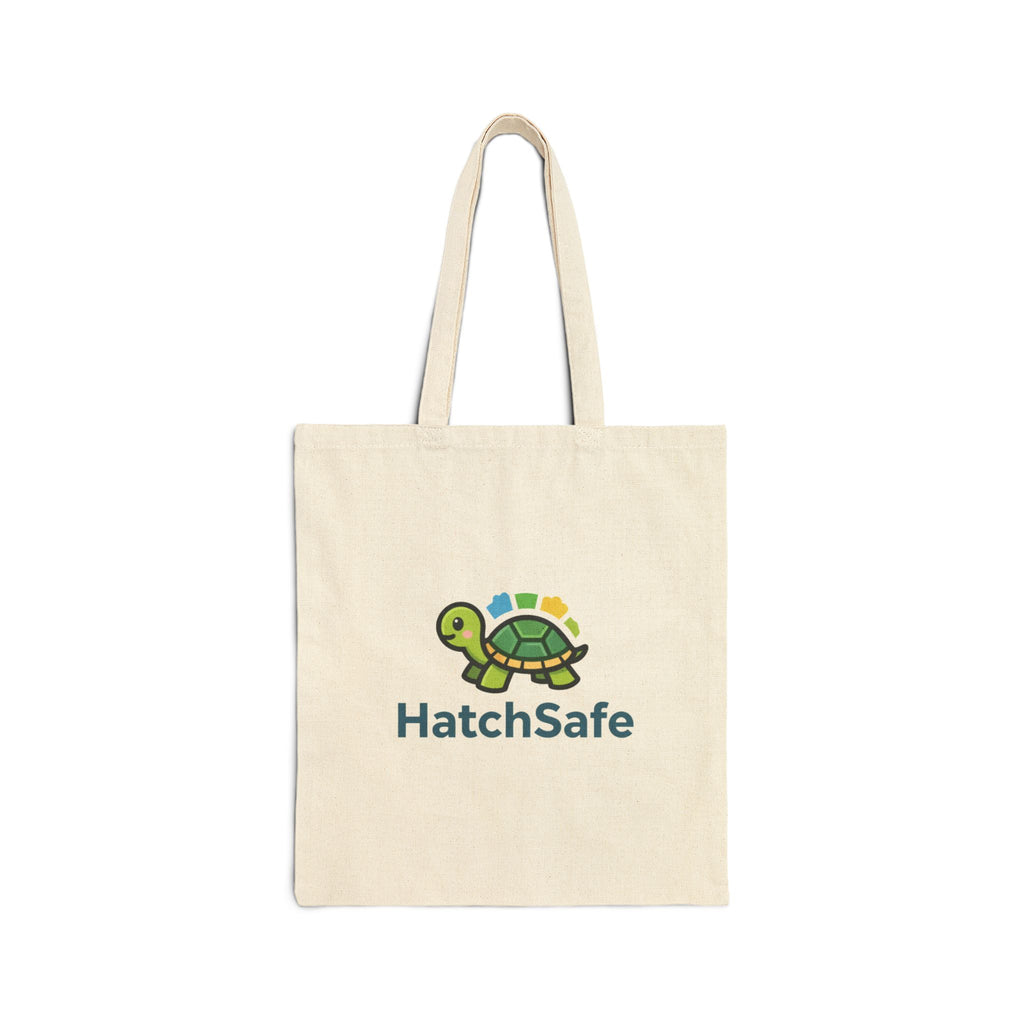 "Saving Turtles Was Never So Easy" Cotton Canvas Tote Bag