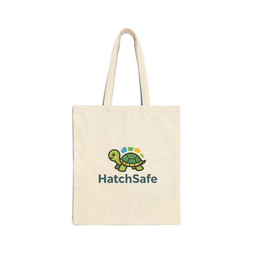"Saving Turtles Was Never So Easy" Cotton Canvas Tote Bag