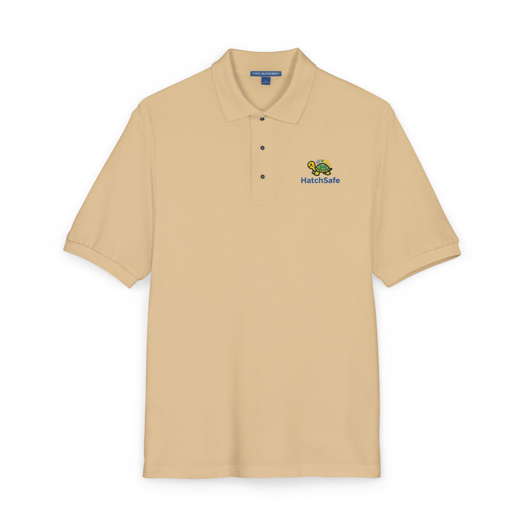 Embroidered Unisex Turtle Polo Shirt