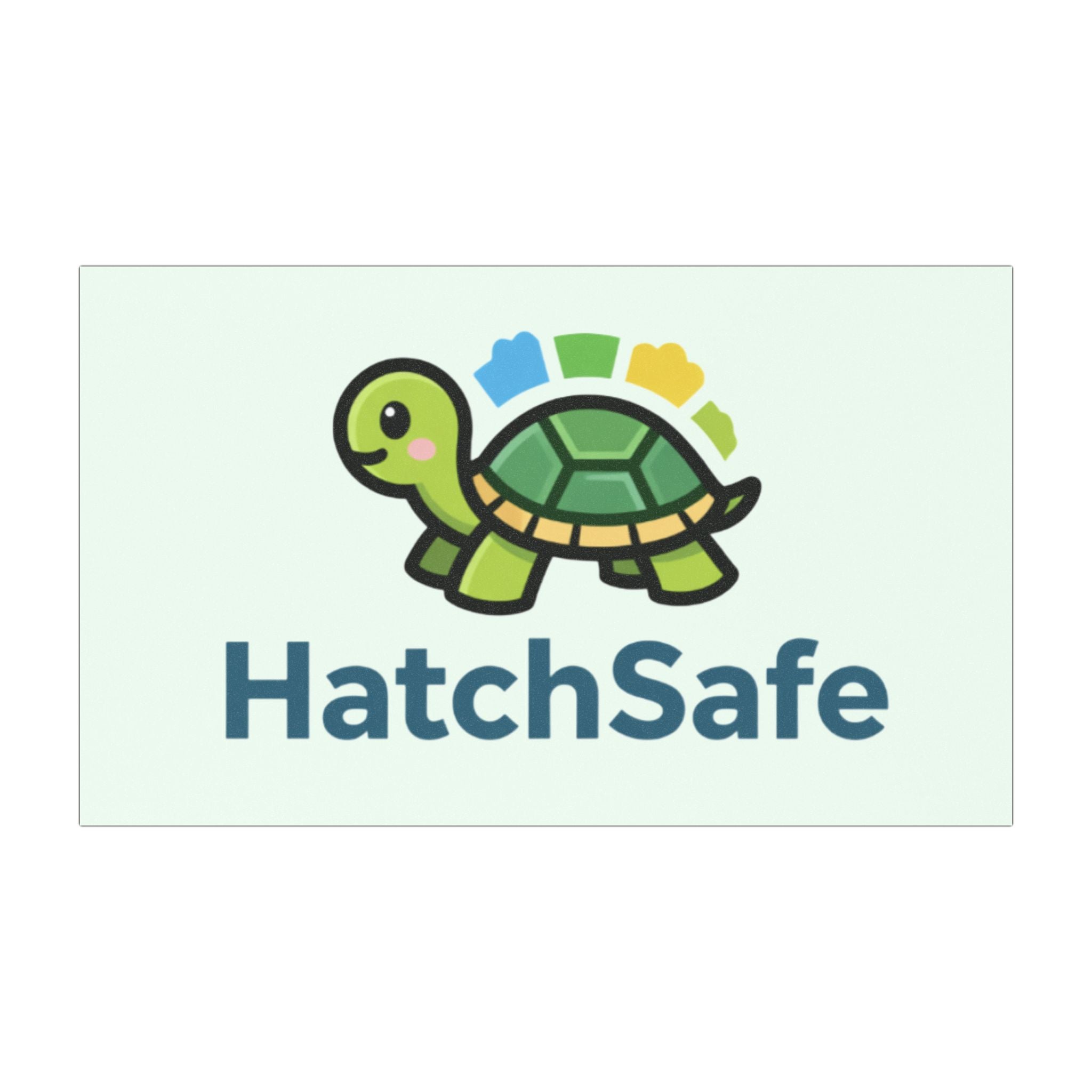 HatchSafe Timmy the Turtle Logo Car Magnet