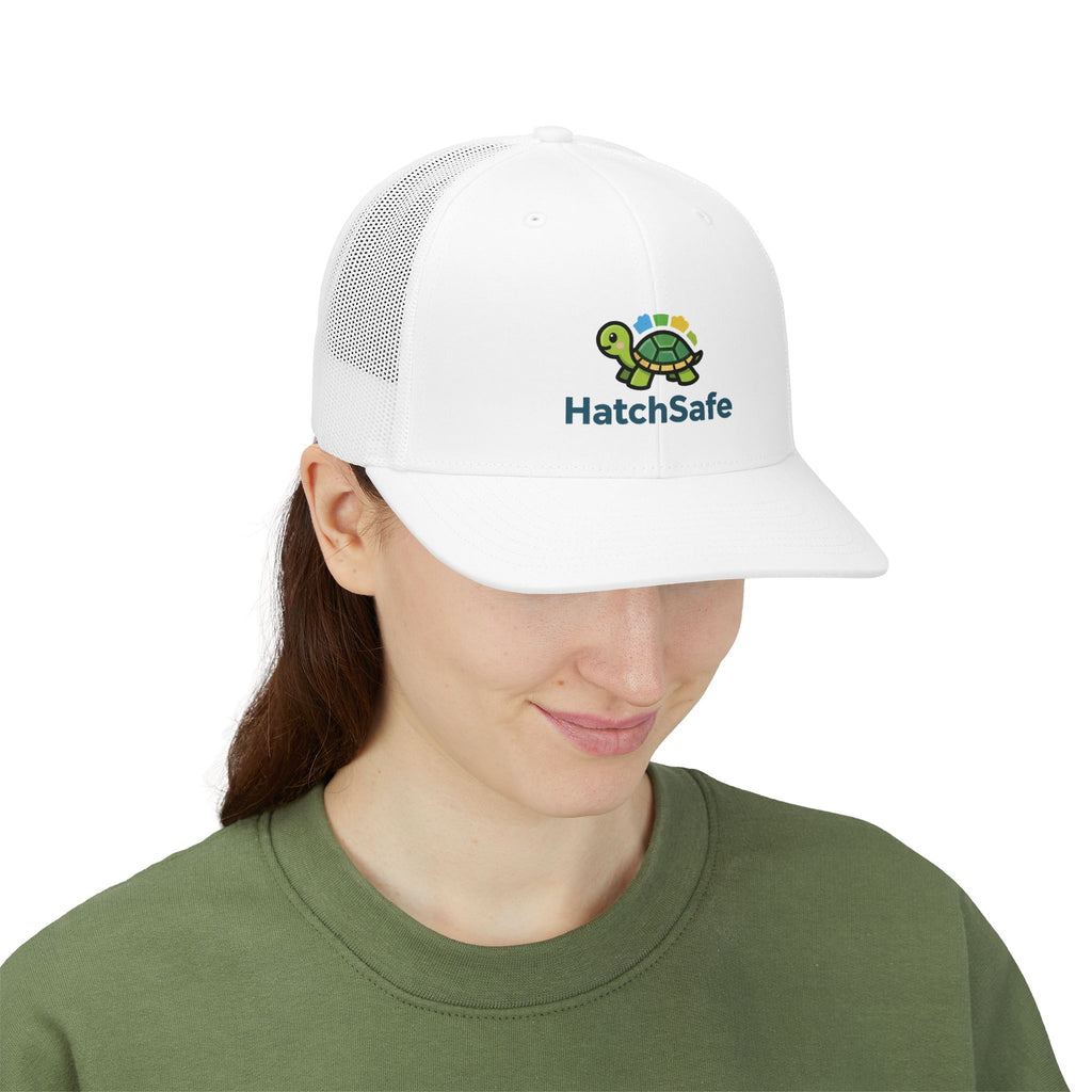 HatchSafe Timmy The Turtle Logo Trucker Hat