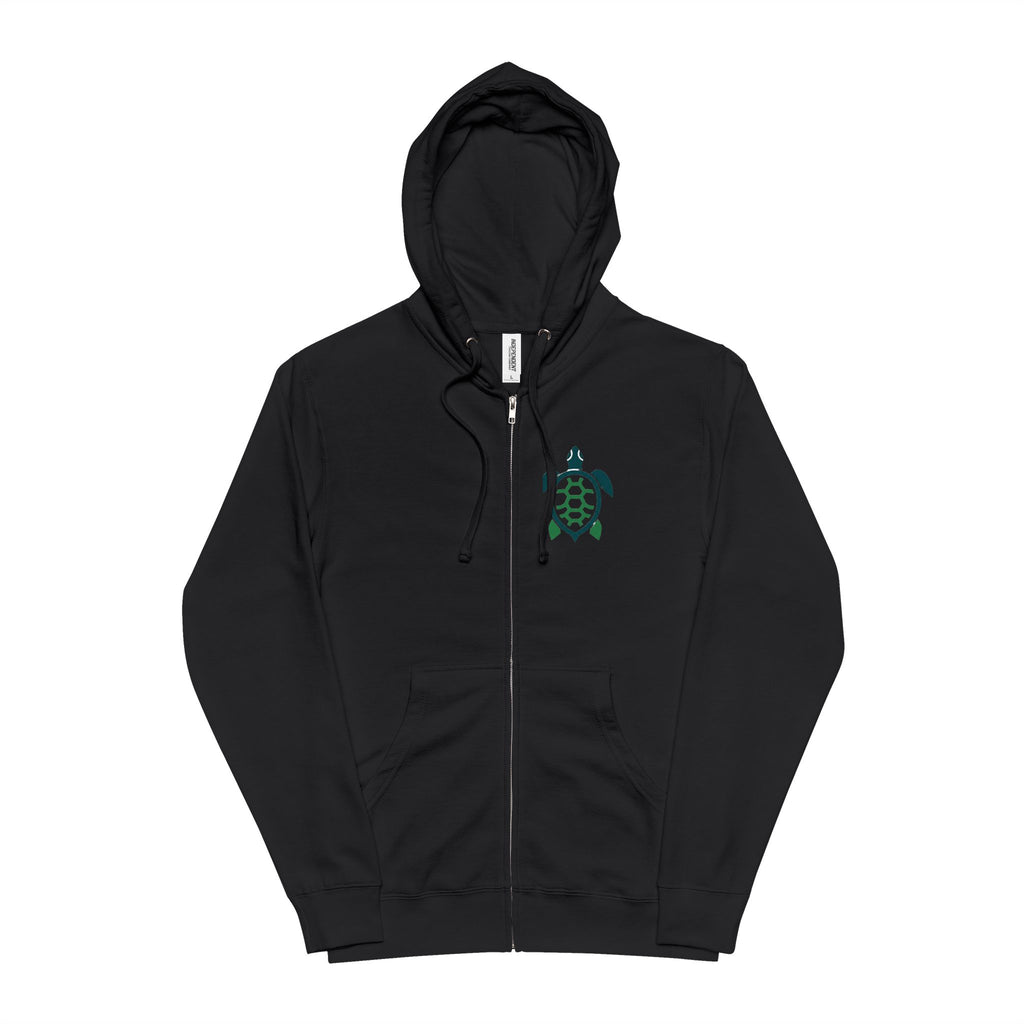 Unisex Zip-Up Sea Turtle Hoodie