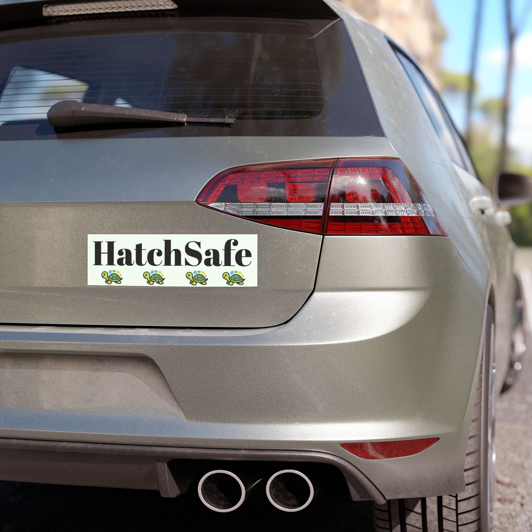 HatchSafe Timmy the Turtle Logo Car Magnet