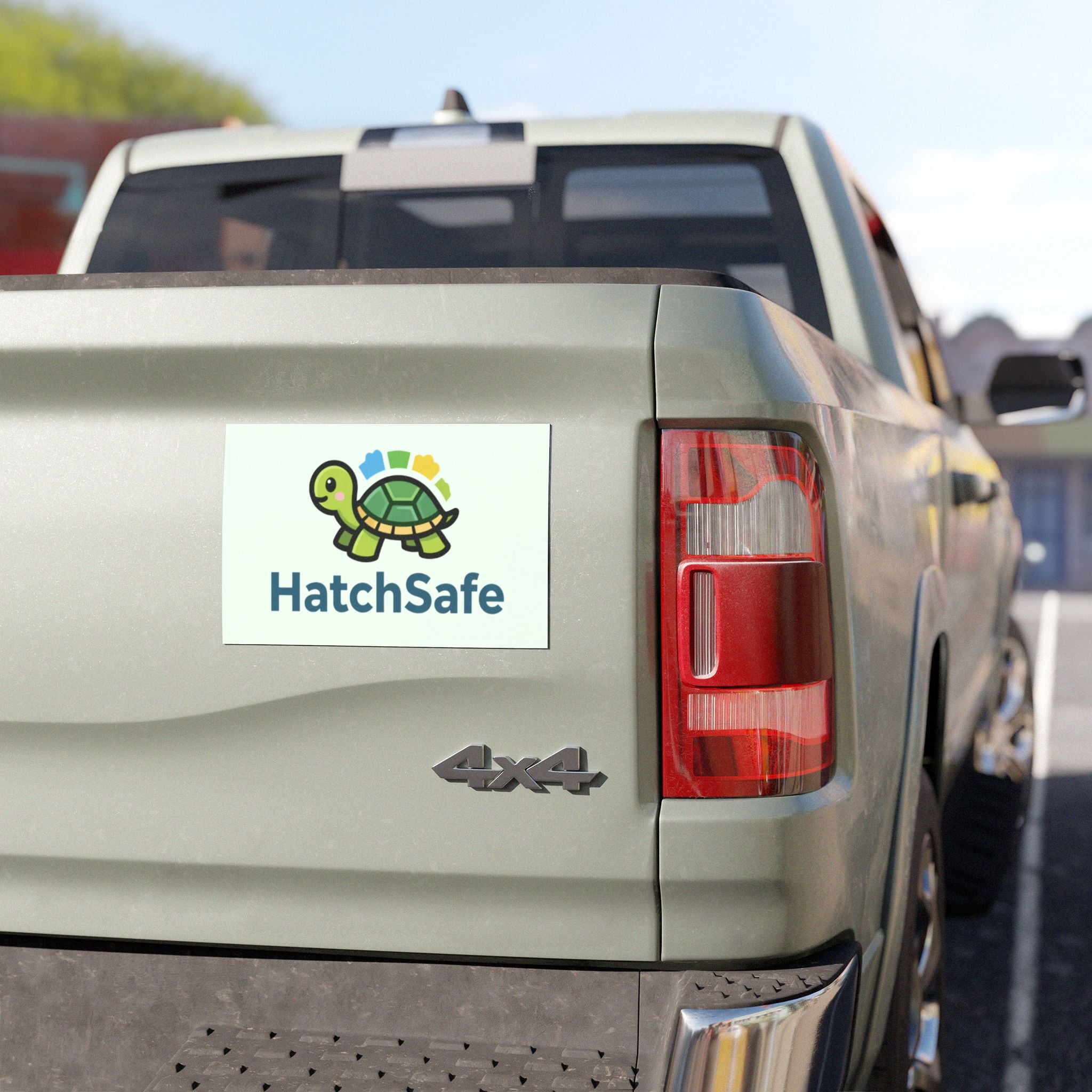 HatchSafe Timmy the Turtle Logo Car Magnet