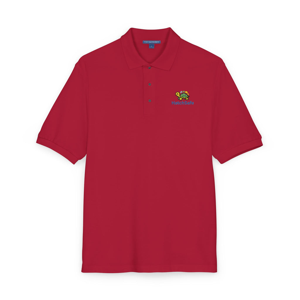 Embroidered Unisex Turtle Polo Shirt
