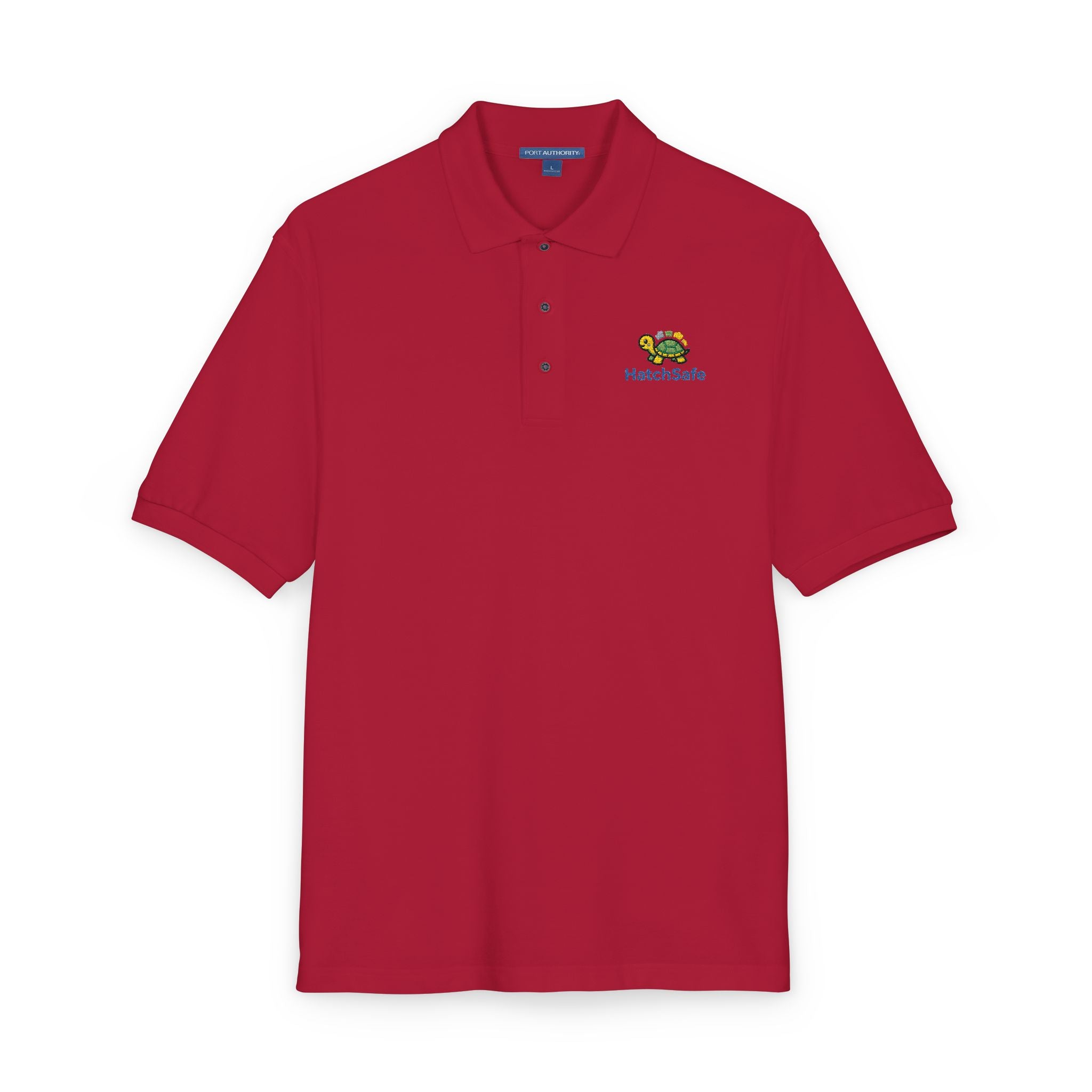 Embroidered Unisex Turtle Polo Shirt
