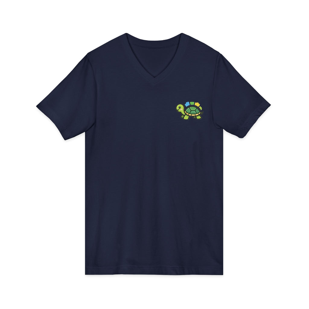 HatchSafe Turtle Logo V-Neck Tee