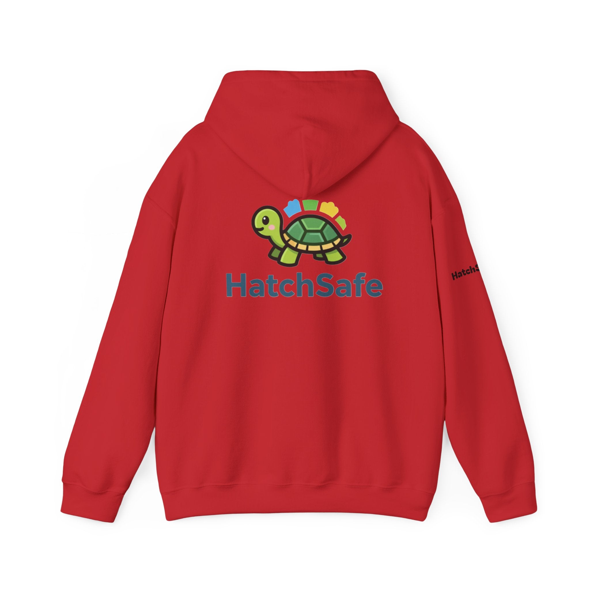 "Saving Turtles Was Never So Comfy" Cotton Blend Hooded Sweatshirt