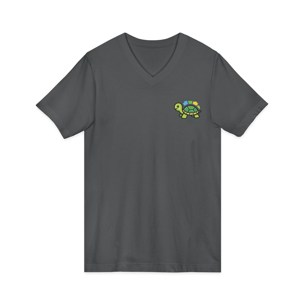 HatchSafe Turtle Logo V-Neck Tee