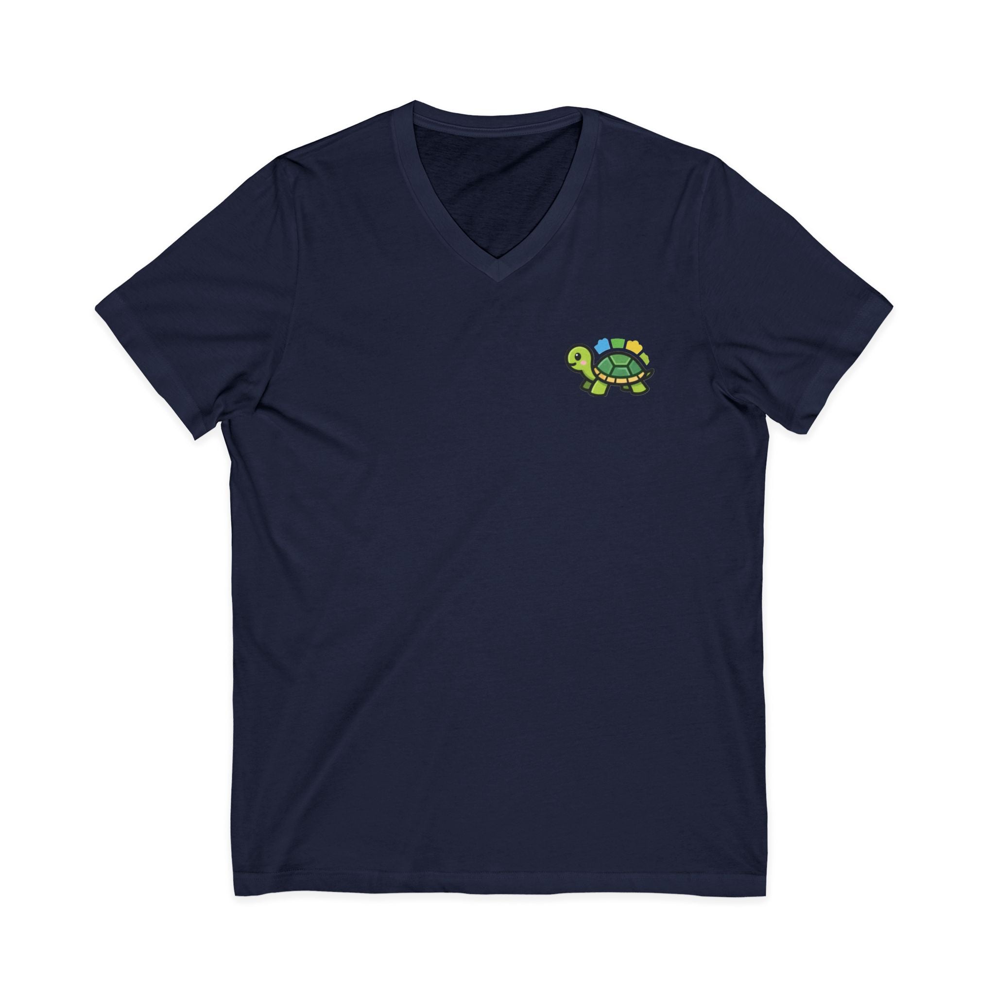 HatchSafe Turtle Logo V-Neck Tee