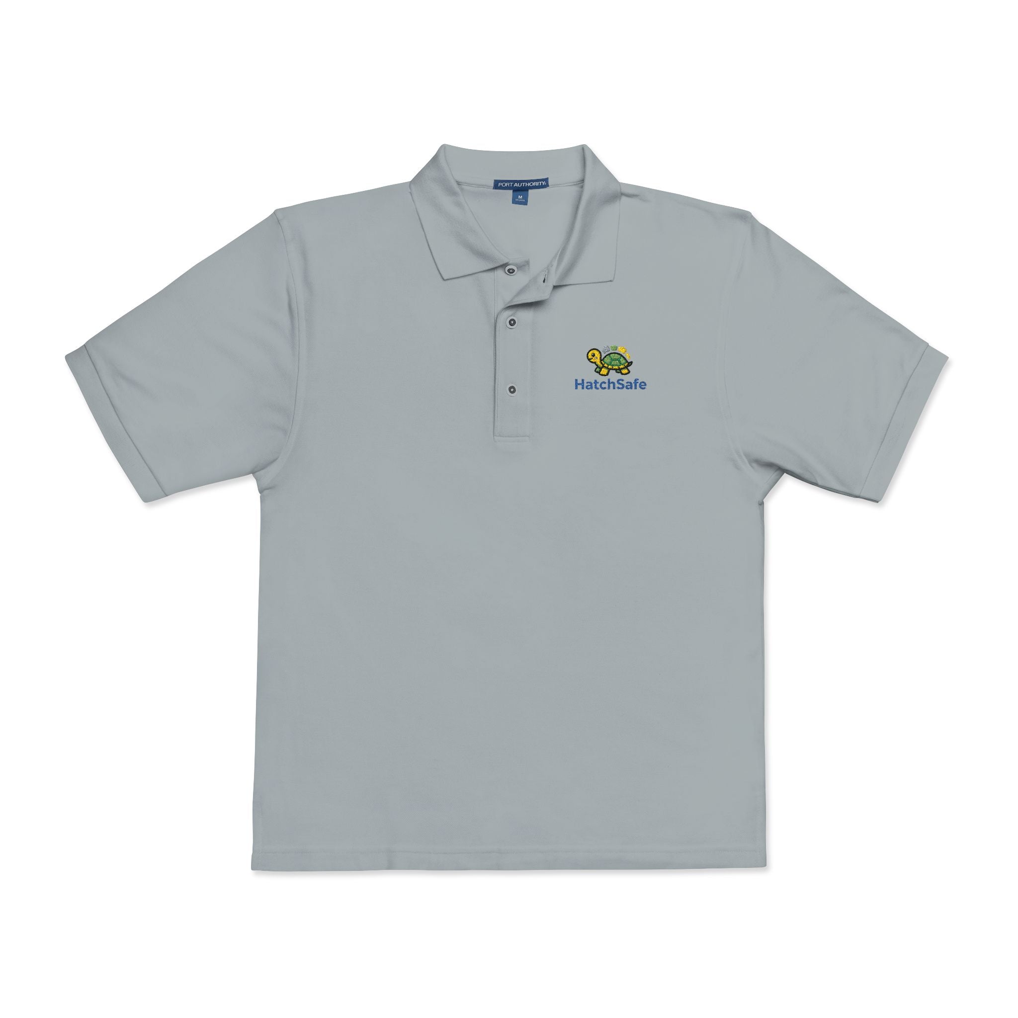 Embroidered Unisex Turtle Polo Shirt