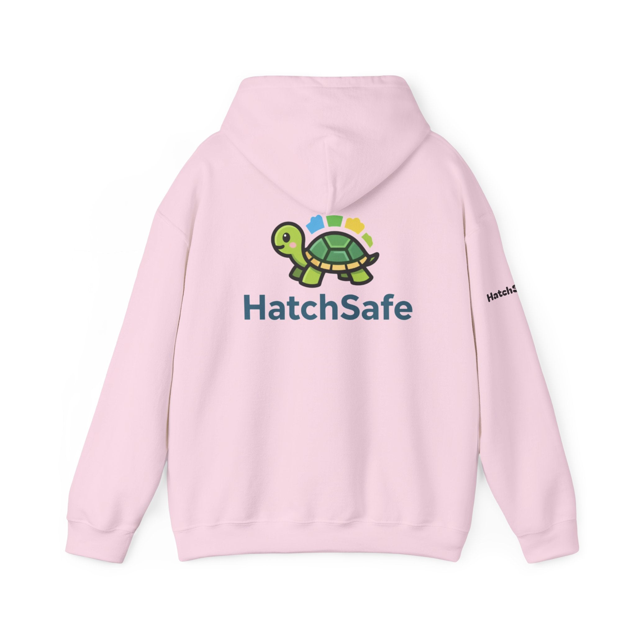 "Saving Turtles Was Never So Comfy" Cotton Blend Hooded Sweatshirt