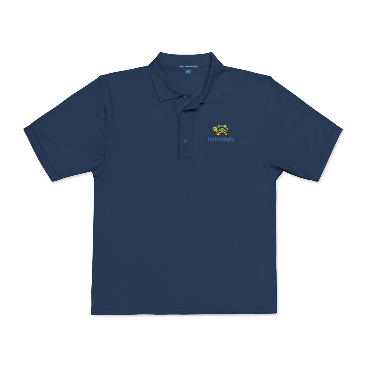 Embroidered Unisex Turtle Polo Shirt