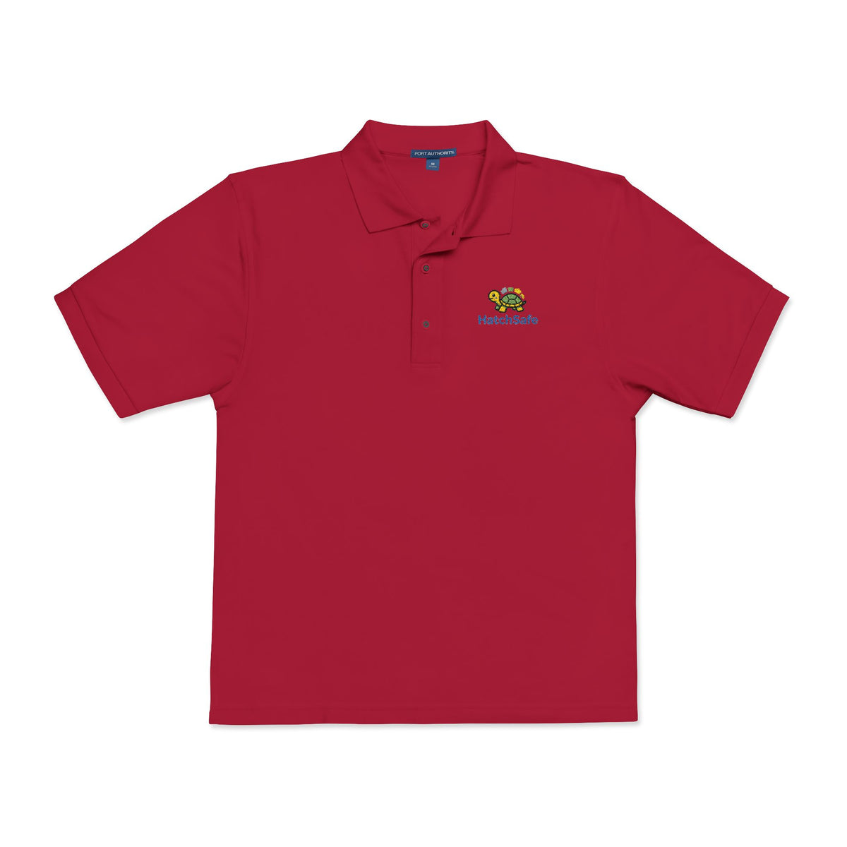 Embroidered Unisex Turtle Polo Shirt