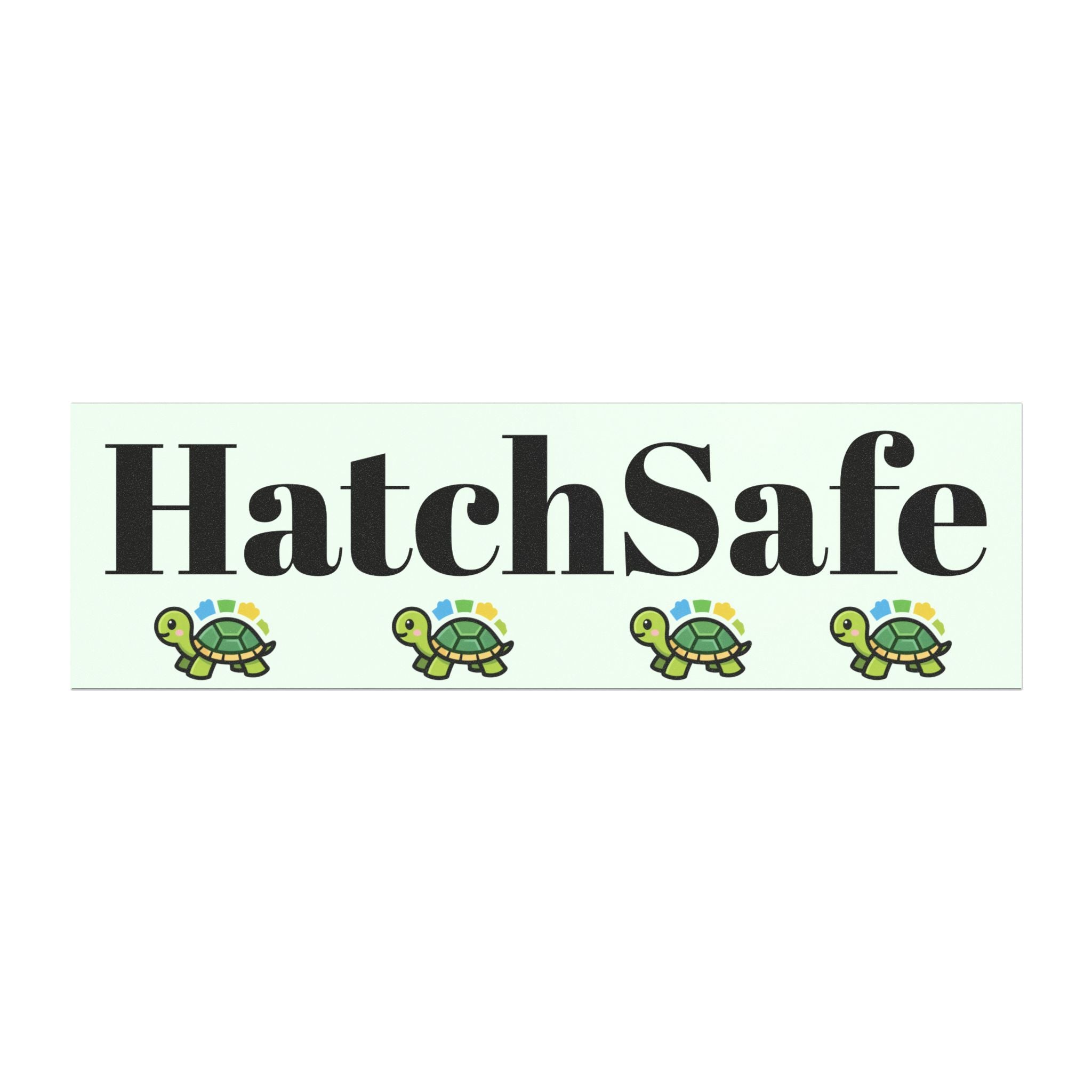 HatchSafe Timmy the Turtle Logo Car Magnet
