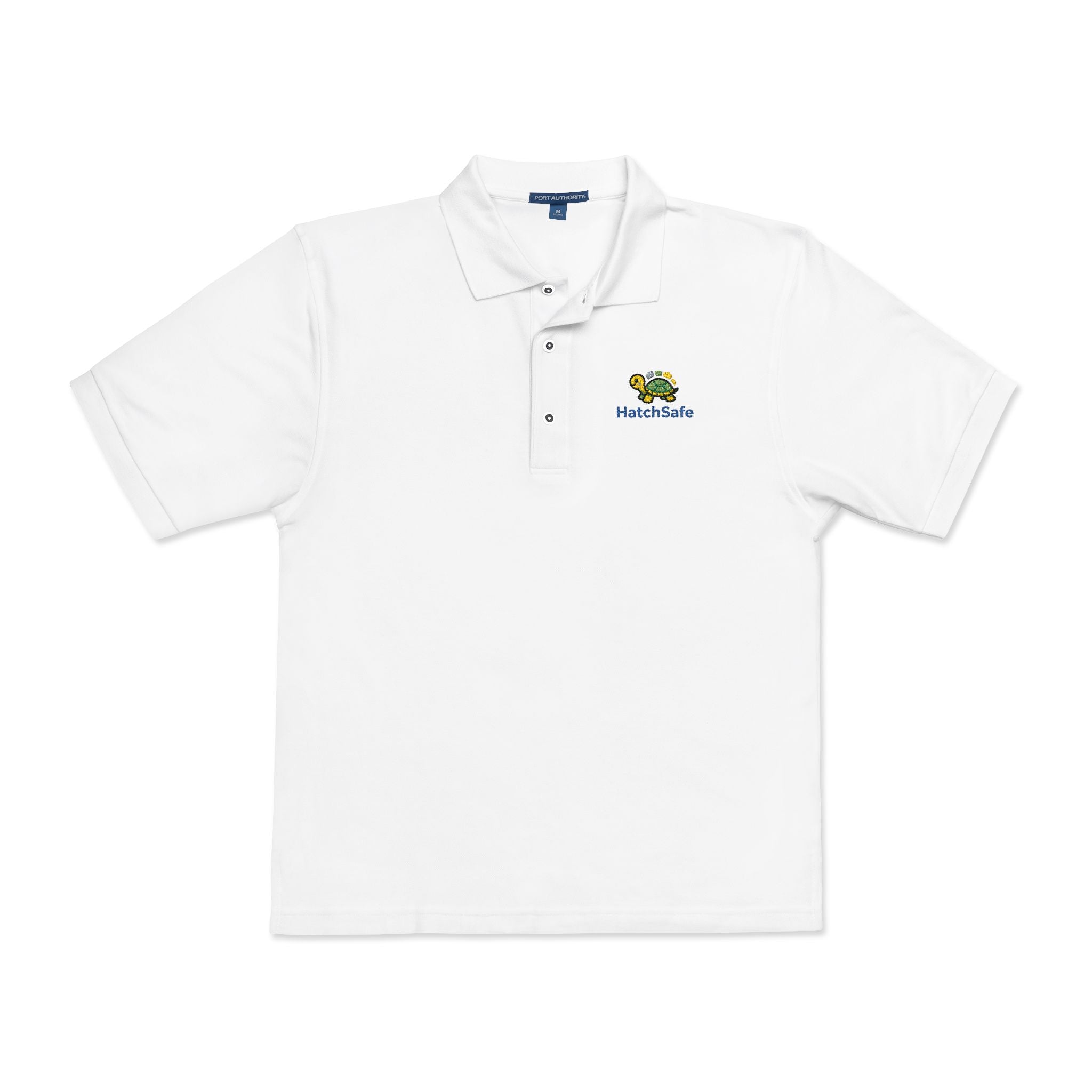 Embroidered Unisex Turtle Polo Shirt