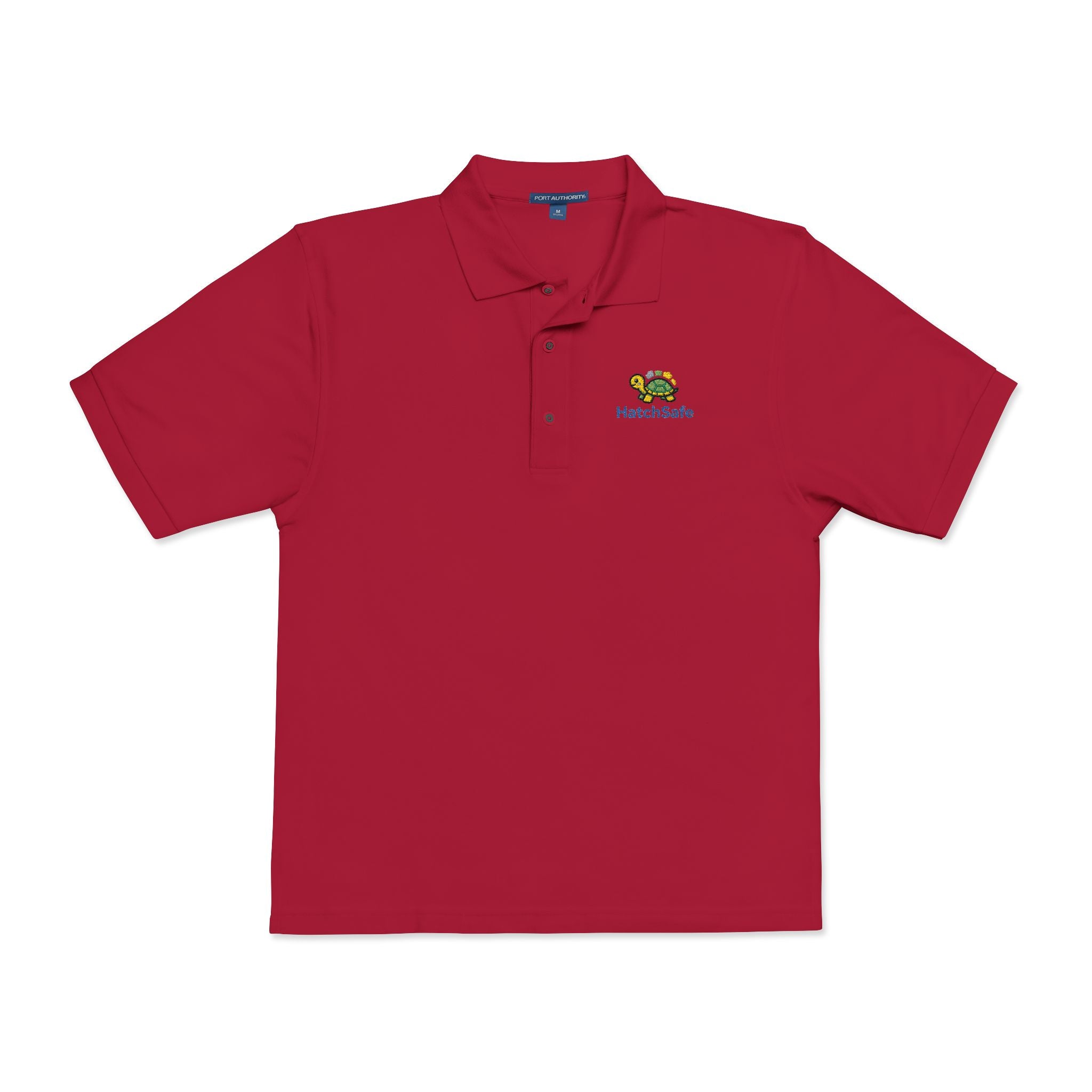 Embroidered Unisex Turtle Polo Shirt