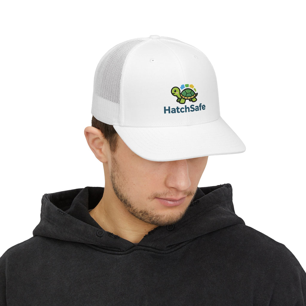 HatchSafe Timmy The Turtle Logo Trucker Hat