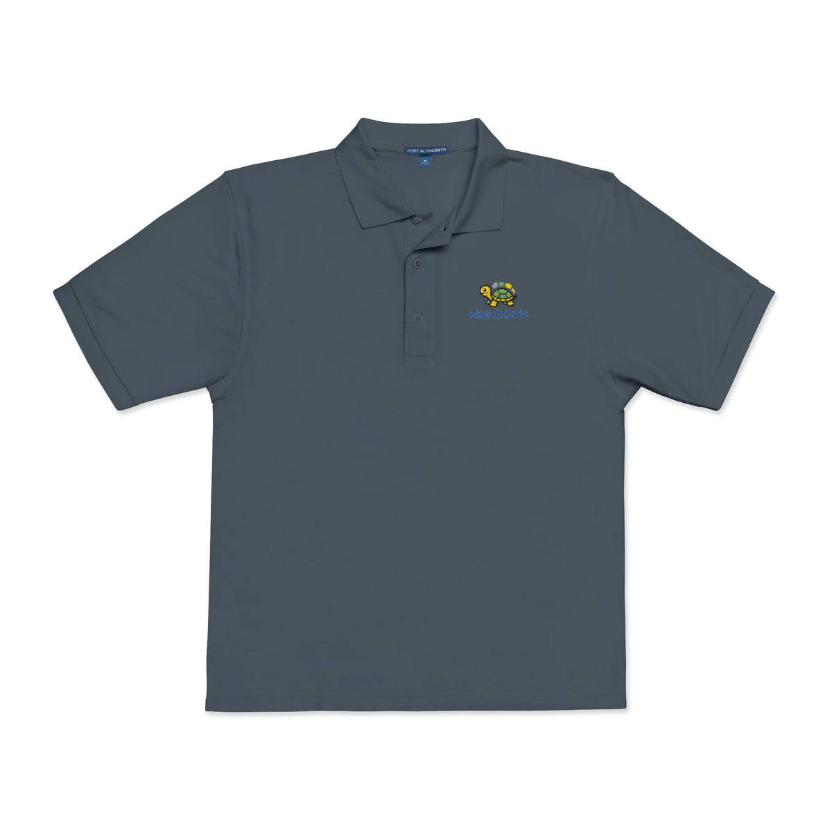 Embroidered Unisex Turtle Polo Shirt