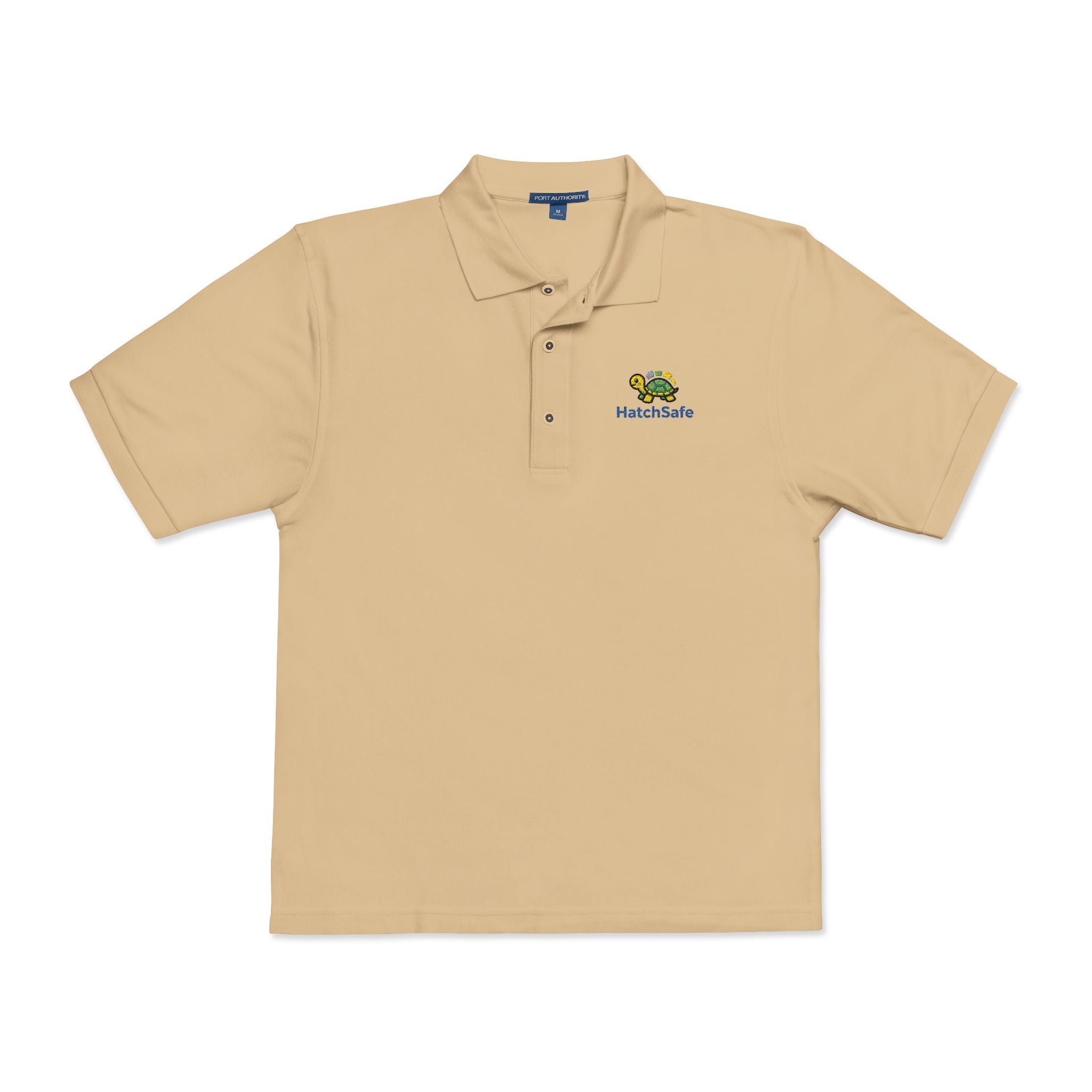 Embroidered Unisex Turtle Polo Shirt