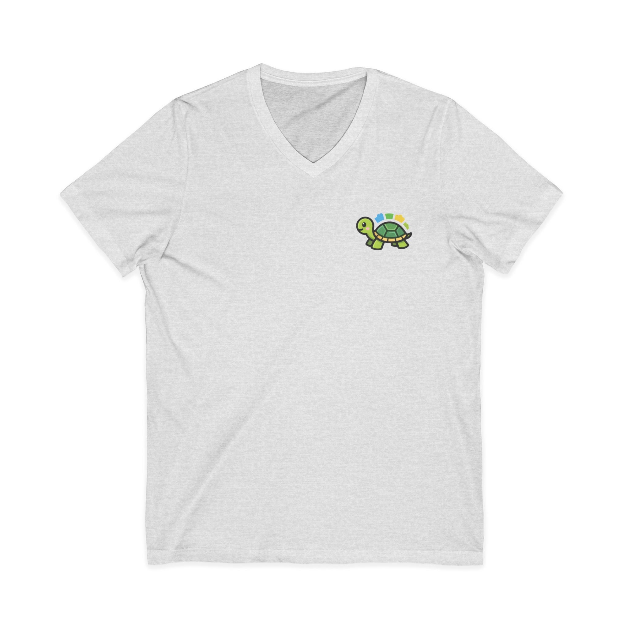 HatchSafe Turtle Logo V-Neck Tee