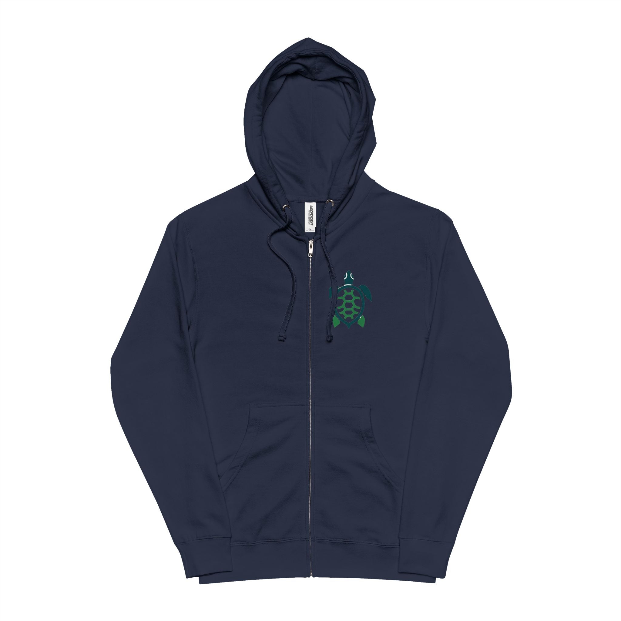 Unisex Zip-Up Sea Turtle Hoodie