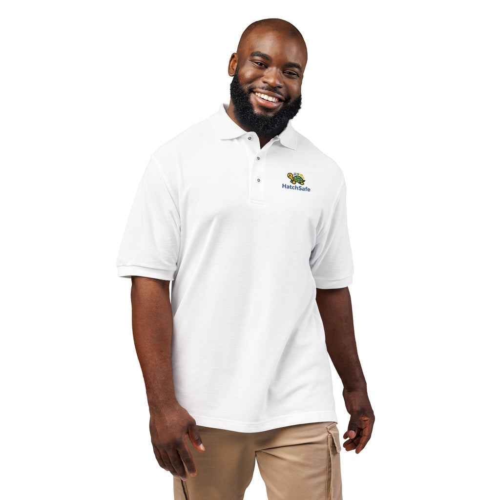 Embroidered Unisex Turtle Polo Shirt