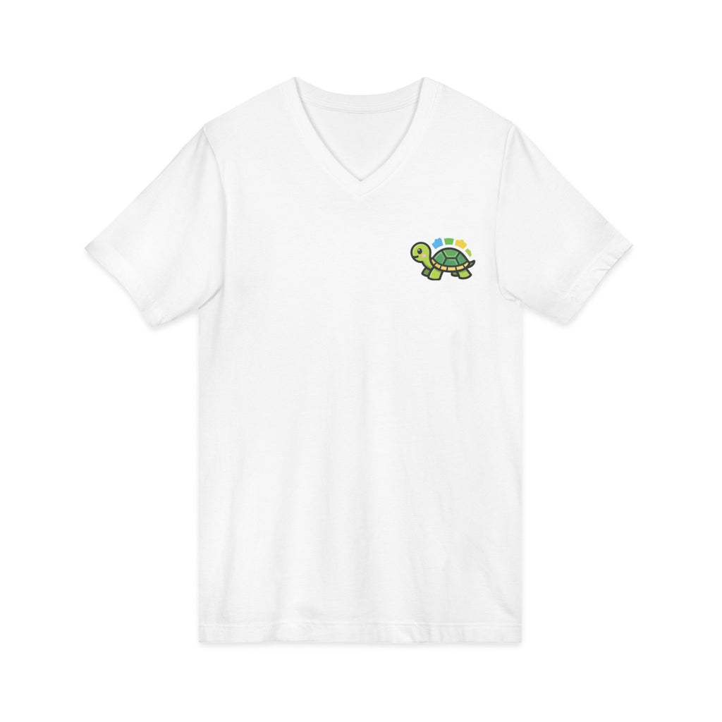 HatchSafe Turtle Logo V-Neck Tee