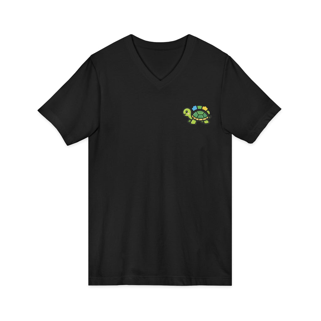 HatchSafe Turtle Logo V-Neck Tee